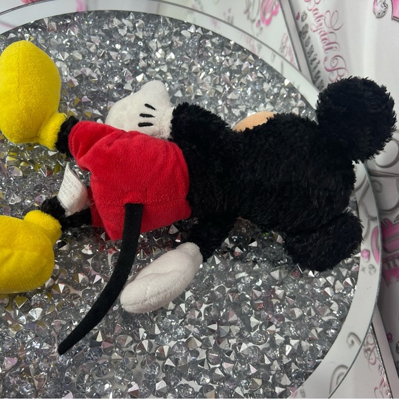Mickey fuzzy furry Disney plush Mickey Mouse stuffed animal toy plushie cute - Picture 6 of 6